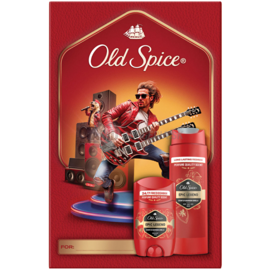KAZETA OLD SPICE EPIC LEGEND SPRCHOVÝ GÉL 250ML + STICK 50ML