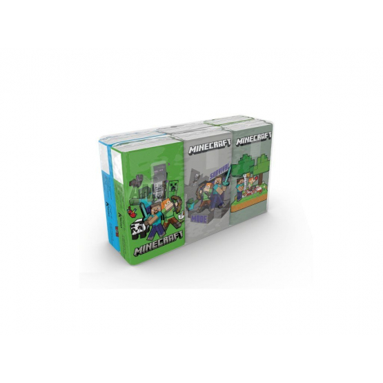 Minecraft Papierové vreckovky 4-vrstvové, 6x9 ks