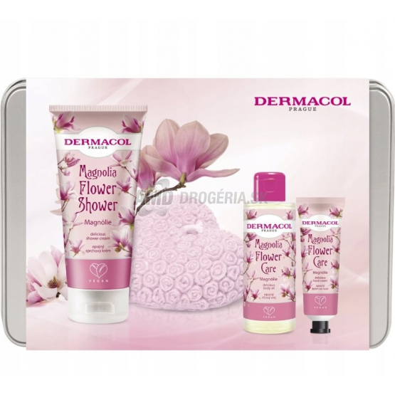 Dermacol Flower Care Magnolia darčeková kazeta v plechu