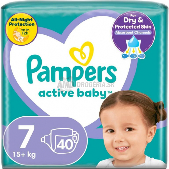PAMPERS ACTIVE BABY 7/40ks 15+