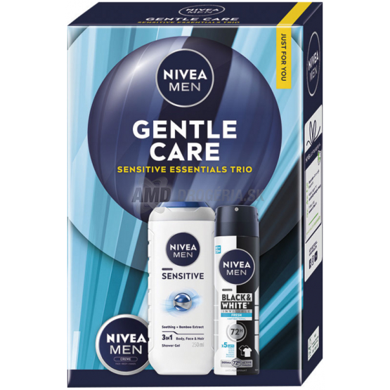 KAZETA NIVEA GENTLE CARE ANTIPERSPIRANT 150ML + SPRCHOVÝ GÉL 250ML + KRÉM 30ML