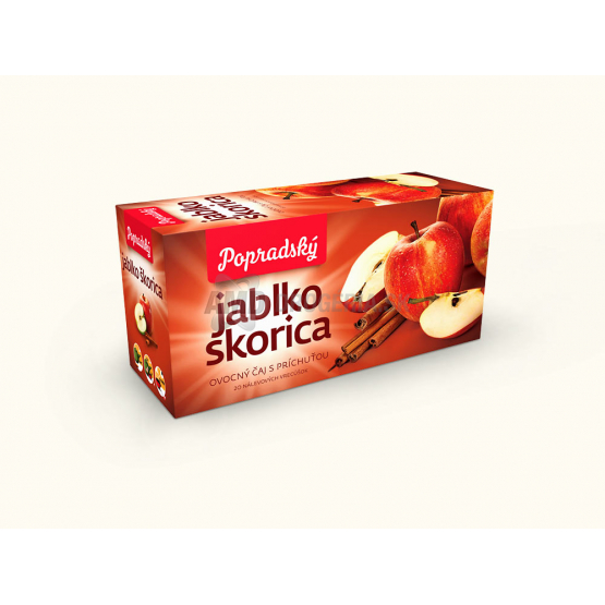 POPRADSKÝ ČAJ OVOCNÝ JABLKO-ŠKORICA 20 X 2 G