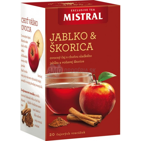 MISTRAL ČAJ JABLKO ŠKORICA 40 G