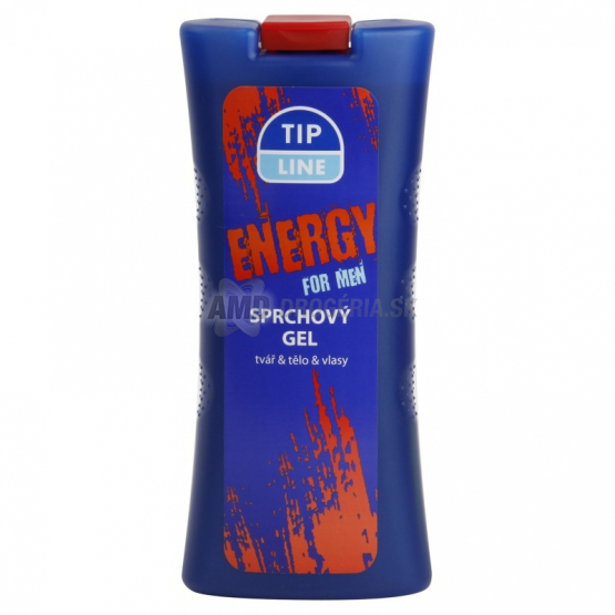 TIP LINE SPRCHOVACÍ GÉL FOR MEN ENERGY 500 ML