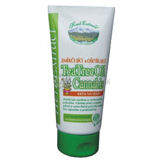 HERB EXTRACT KRÉM NA NOHY TEA TREE OLEJOM A CANNABISOM 100 ML
