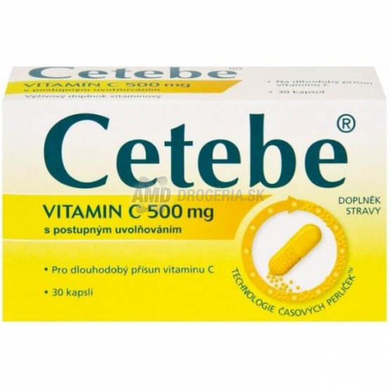 CETEBE VITAMÍN C 500 MG 30 KAPSÚL