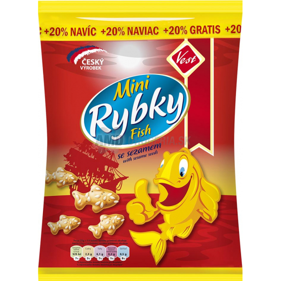 MINI RYBKY 75G +20%