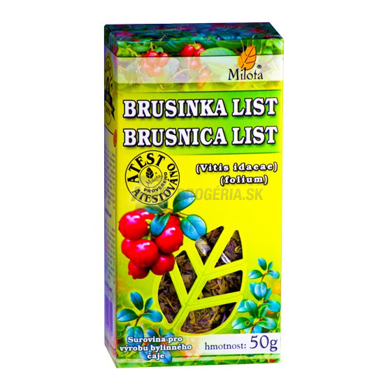 BYLINNÝ ČAJ BRUSNICA LIST SYPANÝ 50 G