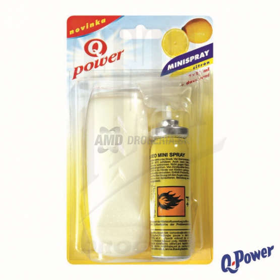 Q POWER MINISPREJ CITRÓN 2x15 ML