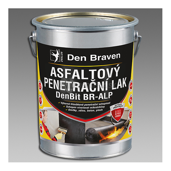 DEN BRAVEN PENETRAĆNÝ ASFLATOVÝ LAK 9 KG