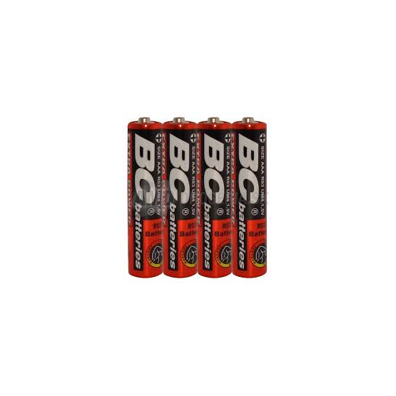 BC BATTERIES AAA R03/UM4 CELÉ BALENIE 4 KS