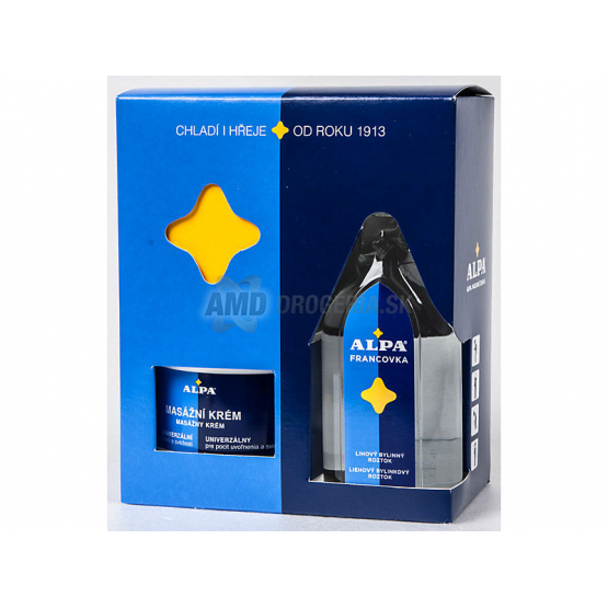DARČEKOVÁ KAZETA ALPA ALPA 160 ML + KRÉM 250 ML