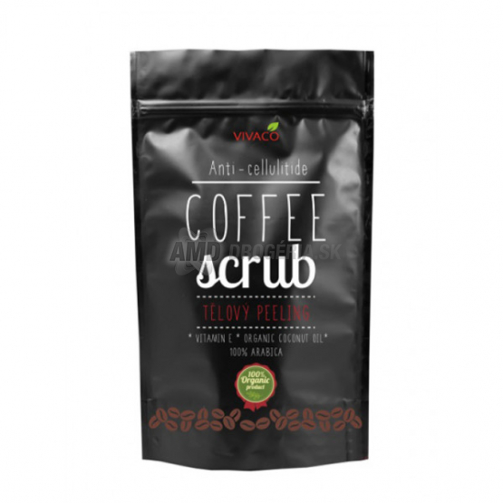 SCRUB KAVOVÝ COFFE TELOVÝ PEELING ANTI-CELULITÍDNY 220 G