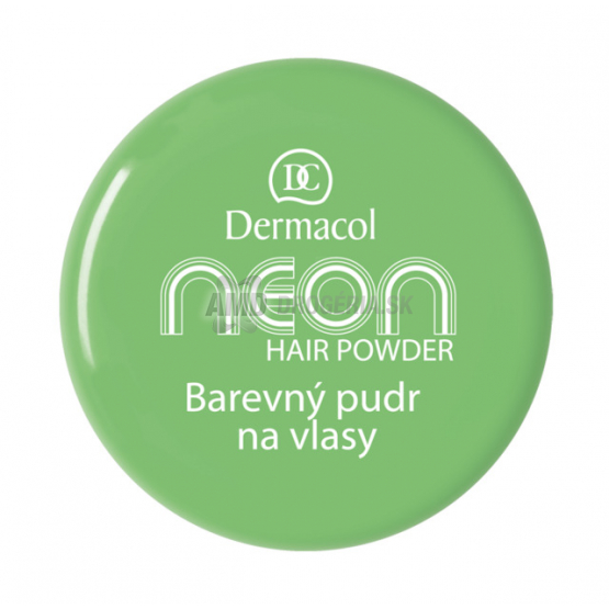 DERMACOL NEON PÚDER NA VLASY GREEN