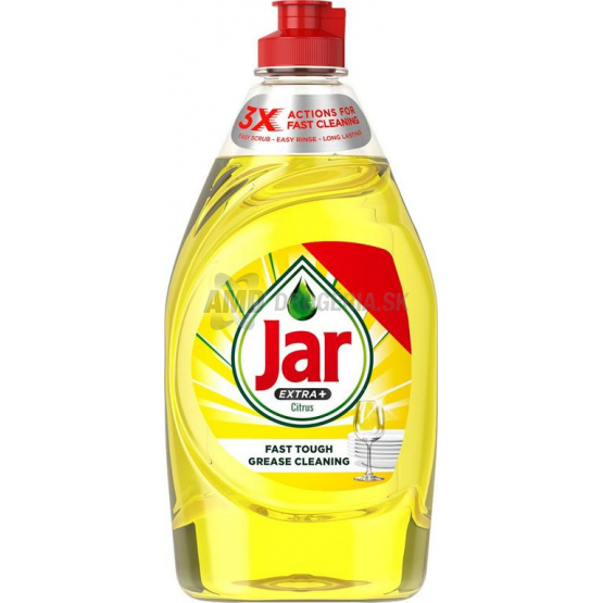 Jar Extra+ Citrus tekutý prostriedok na umývanie riadu, 450 ml