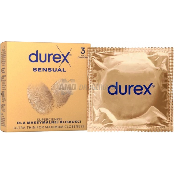 Durex Sensual kondómy, 3 ks