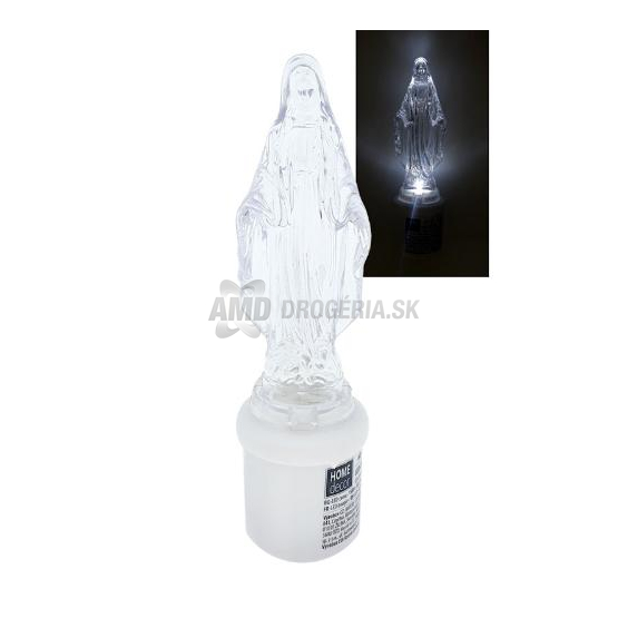 KAHANEC LED PANNA MÁRIA BIELY PLAMEŇ 21 CM