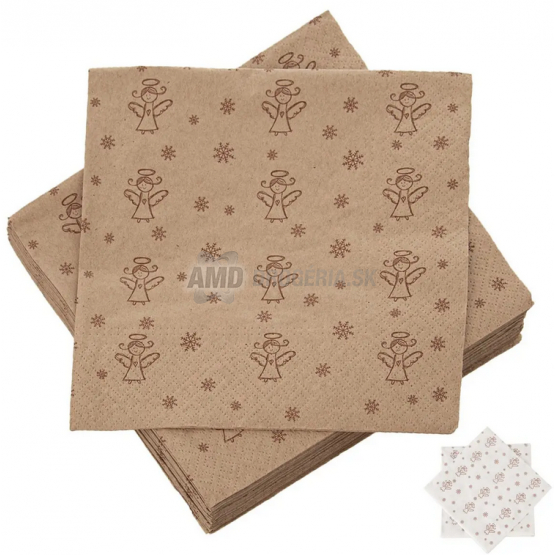SERVÍTKY ANJEL 20 KS 33 X 33 MIX