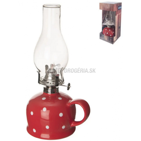 ORION LAMPA PETROLEJOVÁ SKLO/KOV BODKA