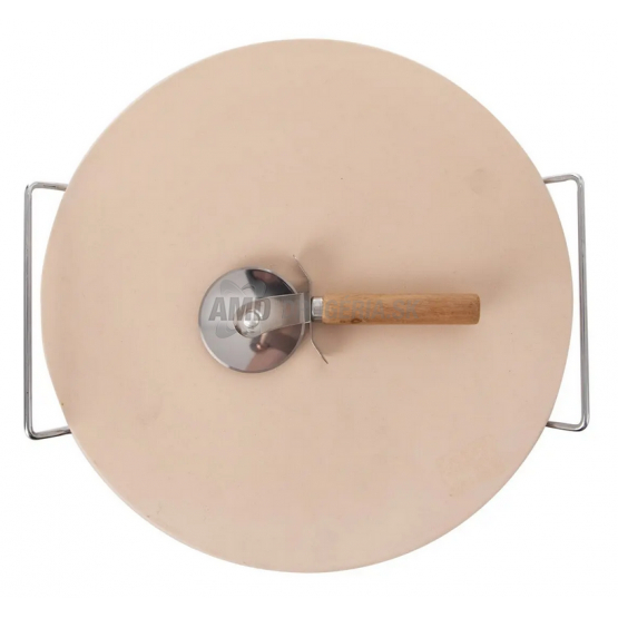 KAMEŇ NA PEČENIE KAMENINA/DROT + KRÁJAČ 33CM