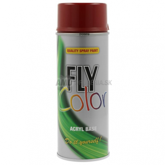 Fly Color akrylový sprej RAL 3009 purpurovo červená, 400 ml