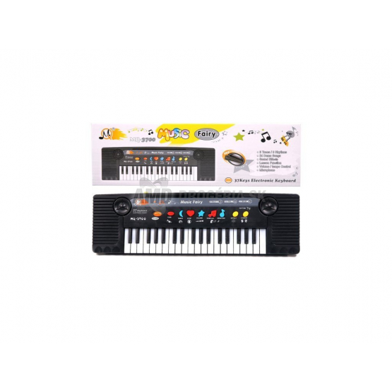 Music Fairy MQ-3700 Elektronické klávesy pre deti, 37 kláves