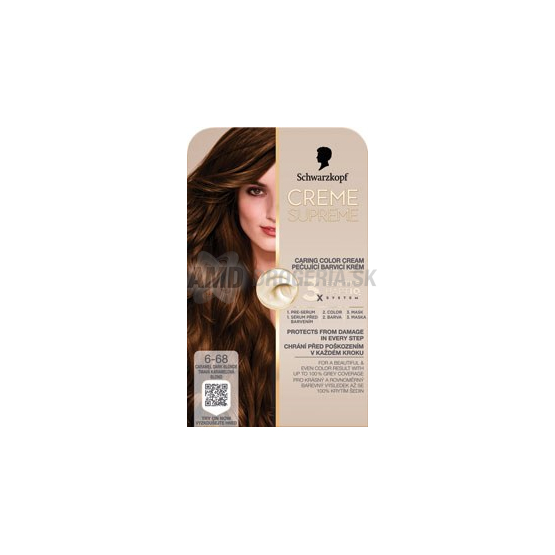 CREME SUPREME 6-68TMAVA KARAMEL. BLOND