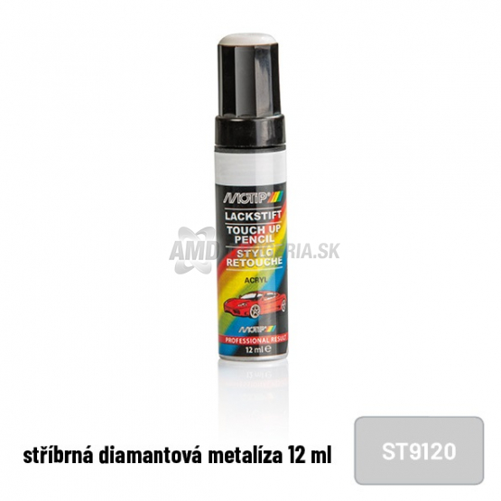Motip opravná ceruzka ST 9120 strieborná diamantová metalíza, 12 ml