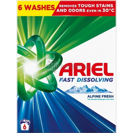 Ariel Alpine Fresh prací prášok, 330 g / 6 praní