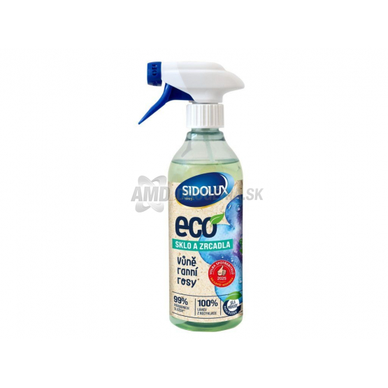 Sidolux Eco čistič na sklo a zrkadlá Ranná rosa, 500 ml