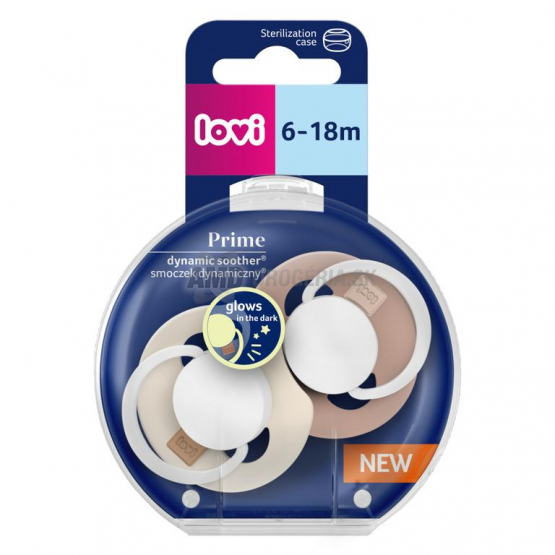 CANPOL LOVI CUMLÍK SILIKÓNOVÝ  DYNAMICKÝ SVIETACI IVORY BLUSH 6-18M 2KS