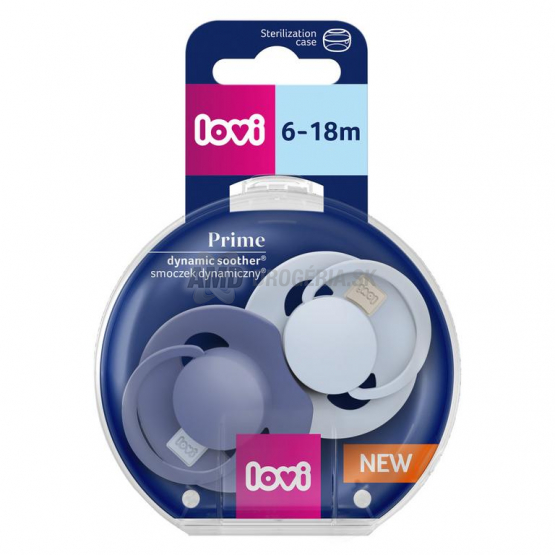 CANPOL LOVI CUMLIK SILIKÓNOVÝ  DYNAMICKÝ BABY BLUE BLUE 6-18M 2KS 
