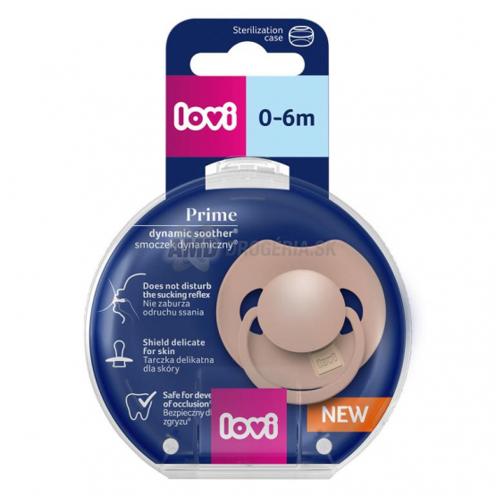CANPOL LOVI CUMLÍK SILIKÓNOVÝ 0-6M 1KS DYNAMICKÝ BLUSH