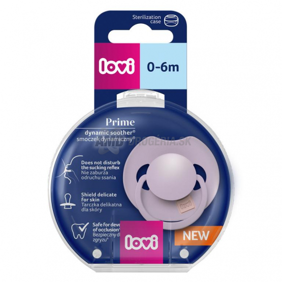 CANPOL LOVI CUMLÍK SILIKÓNOVÝ  0-6M 1KS DYNAMICKÝ VIOLET