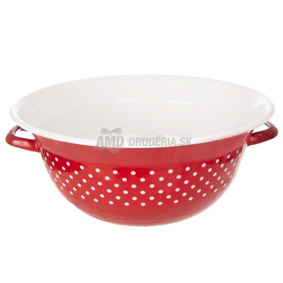 Orion Smaltovaná misa na miesenie Bodka, 34 cm