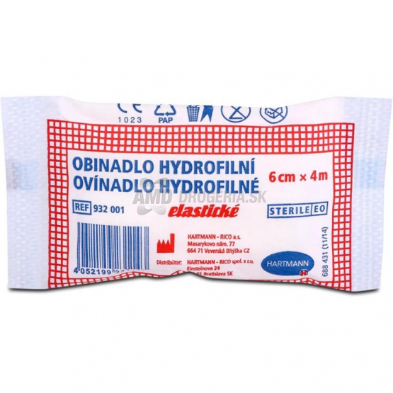 Hartmann Obväz hydrofilný elastický sterilný, 6 cm x 4 m