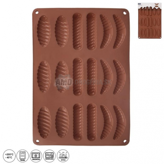 FORMA SILIKON LABKY MIX 18 HNEDA