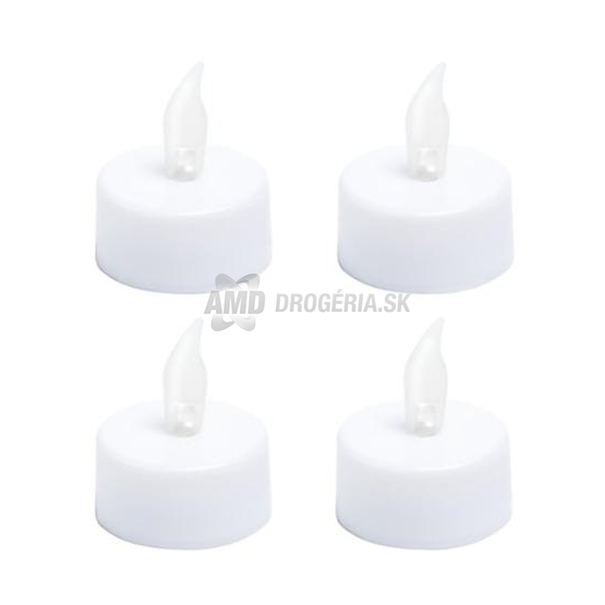 LED DIÓDA ČAJOVÁ SVIEČKA 4 KS