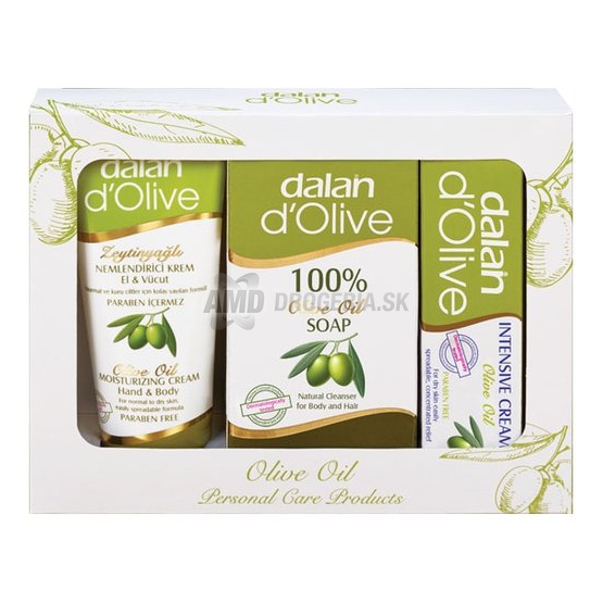 DARČEKOVÁ PRÍRODNÁ KAZETA DALAN KRÉM, MYDLO