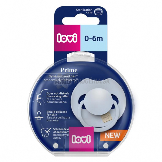 CANPOL LOVI CUMLÍK SILIKÓNOVÝ 0-6M 1KS BABY BLUE