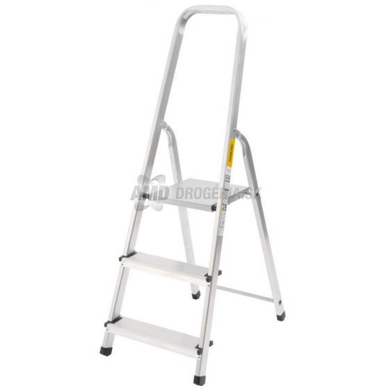 Strend Pro Hliníkový schodíkový rebrík ALD, 3 stupne