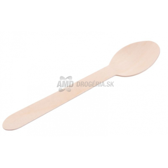 MagicHome Woodline ECO Drevené lyžice príborové, 16 cm, 10 ks