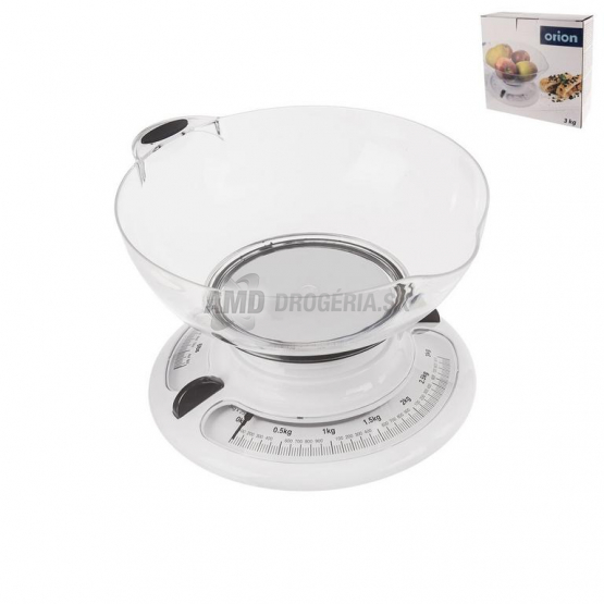 ORION VAHA KUCHYNSKA MECHANICKA 3KG+MISKA