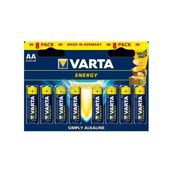 Varta Energy Alkaline AA, 8 ks