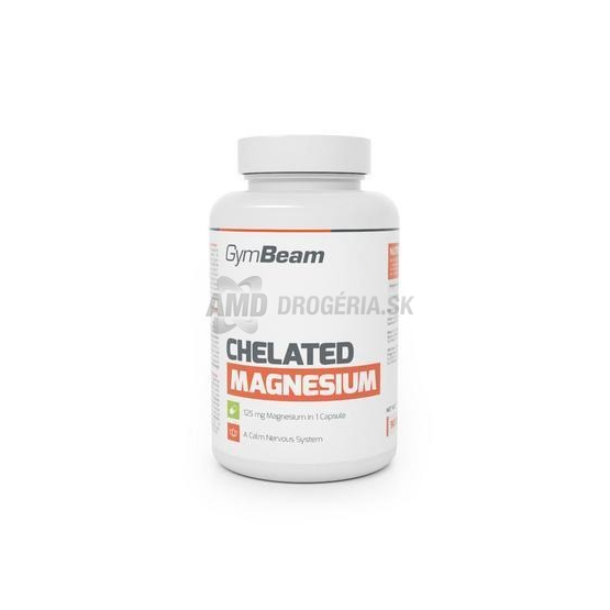 GymBeam Chelated Magnesium tablety, 90 ks