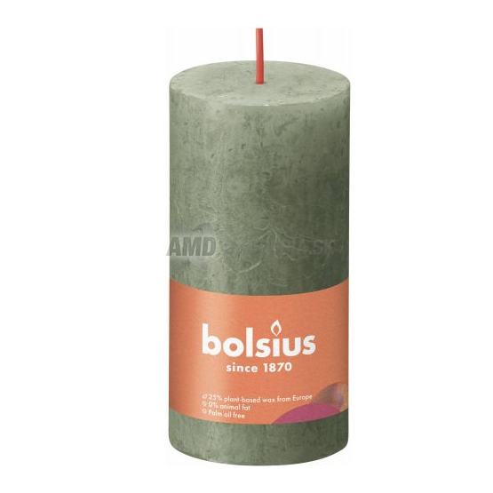 BOLSIUS RUSTIC 100/50 OLIVOVÁ