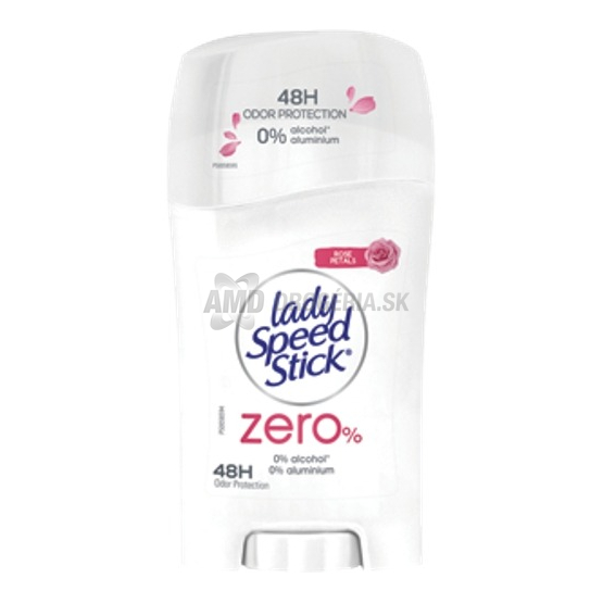 Lady Speed Stick Zero% Rose Petals tuhý deodorant, 40 g