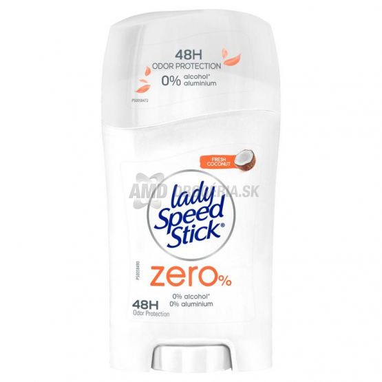 Lady Speed Stick Zero Fresh Coconut tuhý dezodorant, 40 g