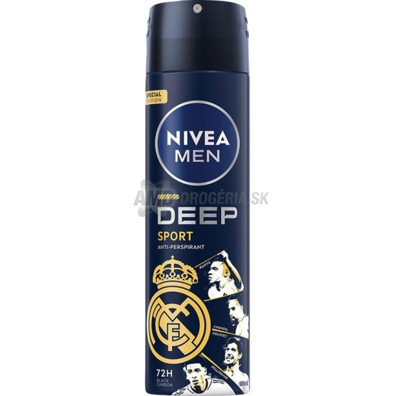 NIVEA DEO 150ML MEN AP DEEP SPORT LE MADRID