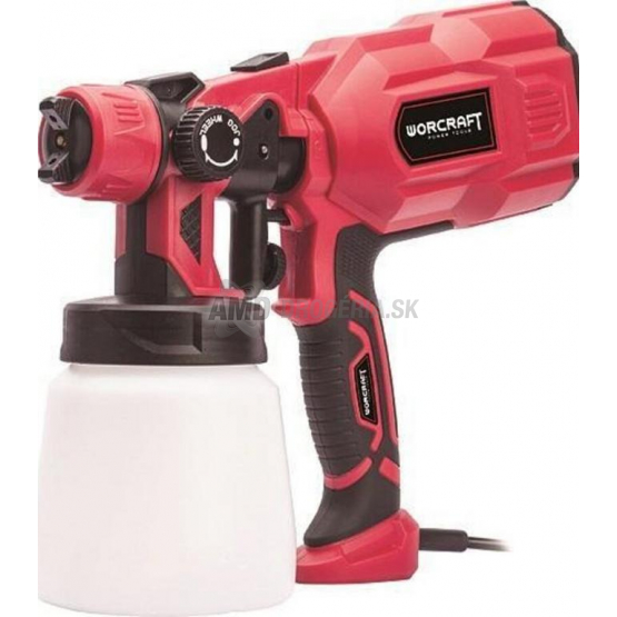Worcraft Elektrická striekacia pištoľ SG06-800, 550 W, 800 ml